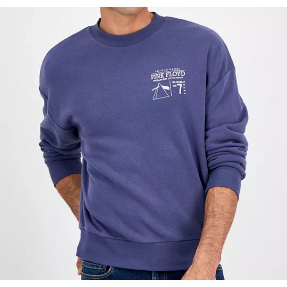 Pink Floyd Men's Medium Relaxed Fit Long Sleeve Crewneck Graphic Sweatshirt NEW